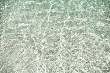 beautiful transparent beach / water