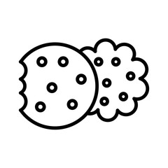 Biscuit Icon Design Vector Template illustration