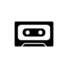 Fototapeta premium Cassette icon Design Vector Template Illustration