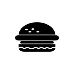 Burger Icon Design Vector Template Illustration