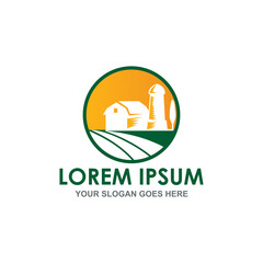 home farm vector , agriculture logo vector