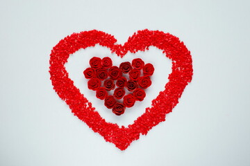 Beautiful Valentine's Day concept with heart