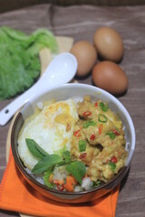 Rice Chicken Salted egg Sauce