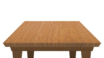 wooden table isolated on table ply wood 3d plywood