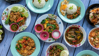 Thai Food Mixed Dishes 