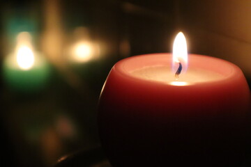 キャンドルの炎