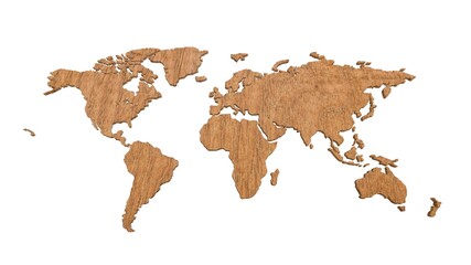 map of the world map ply wood layar 3d up to down.