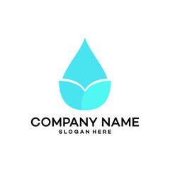 Water Nature Logo Template Design Element