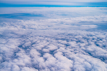 Obraz na płótnie Canvas Landscape of white cloud and blue sky 2