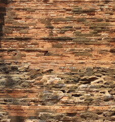 Ancient Stone Texture. Photo of Old Brick Wall