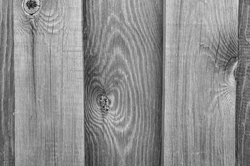 Old gray weathered wooden boards. old pine board with knots