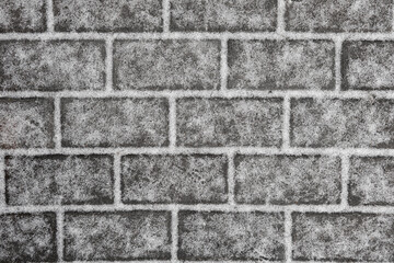 cobblestone path.Nested pavers.   Abstract background of old cobblestone pavement close-up.