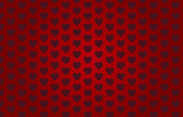 Heart seamless paper cut pattern  for  Valentine's Day