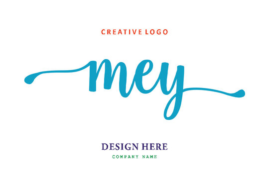 MEY lettering logo is simple, easy to understand and authoritative