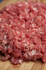Minced pork meat