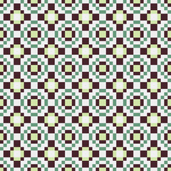 Abstract Cross Pattern generative computational art illustration