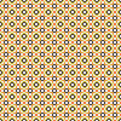 Abstract Cross Pattern generative computational art illustration