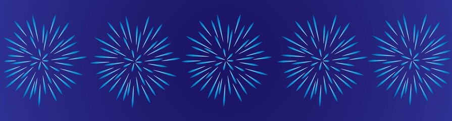 Obraz premium Elegant blue banner for web presentations