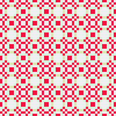 Abstract Cross Pattern generative computational art illustration