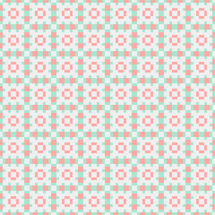 Abstract Cross Pattern generative computational art illustration