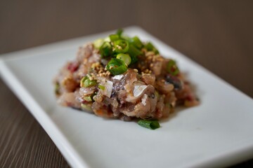 鯵のなめろう