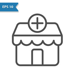 Pharmacy Building Icon