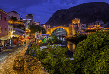 Old Bridge in Mostar - Bosnia and Herzegovina