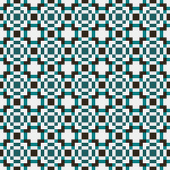 Fototapeta premium Abstract Cross Pattern generative computational art illustration