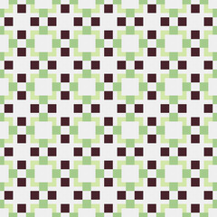 Abstract Cross Pattern generative computational art illustration