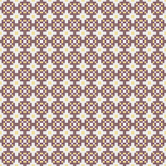 Abstract Cross Pattern generative computational art illustration