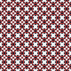 Fototapeta premium Abstract Cross Pattern generative computational art illustration