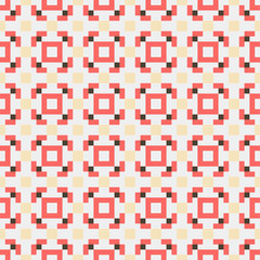 Abstract Cross Pattern generative computational art illustration