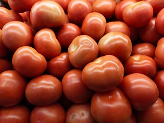 Fresh Fruits and Vegetables in a supermarket