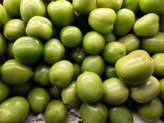 Fresh Fruits and Vegetables in a supermarket