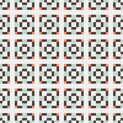 Abstract Cross Pattern generative computational art illustration