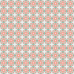 Abstract Cross Pattern generative computational art illustration