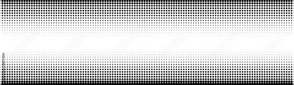 Poster halftone in abstract style. geometric retro banner vector texture. modern print. white and black bac
