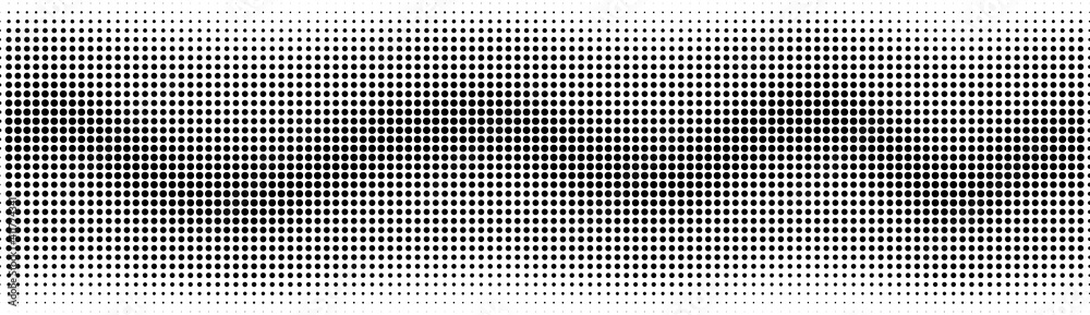 Poster halftone in abstract style. geometric retro banner vector texture. modern print. white and black bac