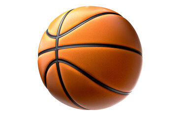 Obraz premium Basketball ball isolated on white background