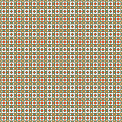 Abstract Cross Pattern generative computational art illustration