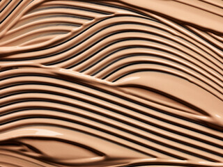 Makeup smudged tone foundation background