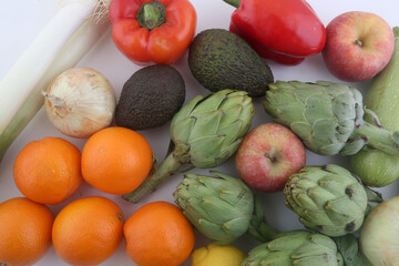 fruits and vegetables as vegan food ingredients