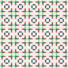 Abstract Cross Pattern generative computational art illustration