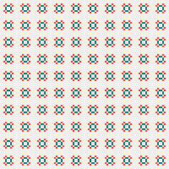 Abstract Cross Pattern generative computational art illustration