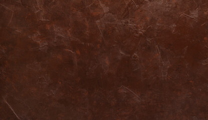 brown concrete wall background. dirty cement floor