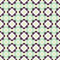 Abstract Cross Pattern generative computational art illustration