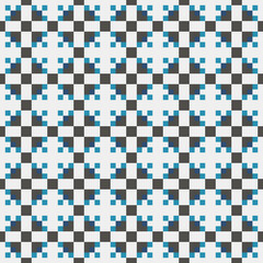 Abstract Cross Pattern generative computational art illustration