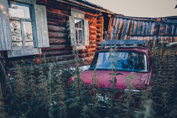 old abandoned car