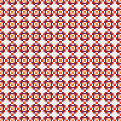 Abstract Cross Pattern generative computational art illustration