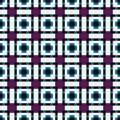 Fototapeta premium Abstract Cross Pattern generative computational art illustration